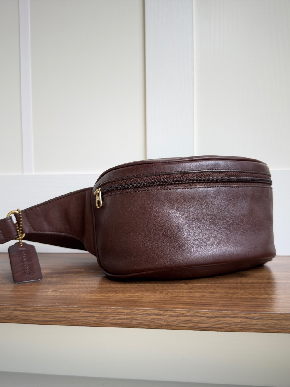 Vintage Coach Canteen Waist
Fanny Pack Brown Leather Bag
#0515 XS/S USA 90's - Picture 3 of 9